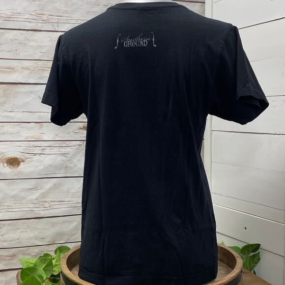 Zac Brown Band Southern Ground Country Music T-Shirt Retro Album Logo Script - Picture 3 of 6